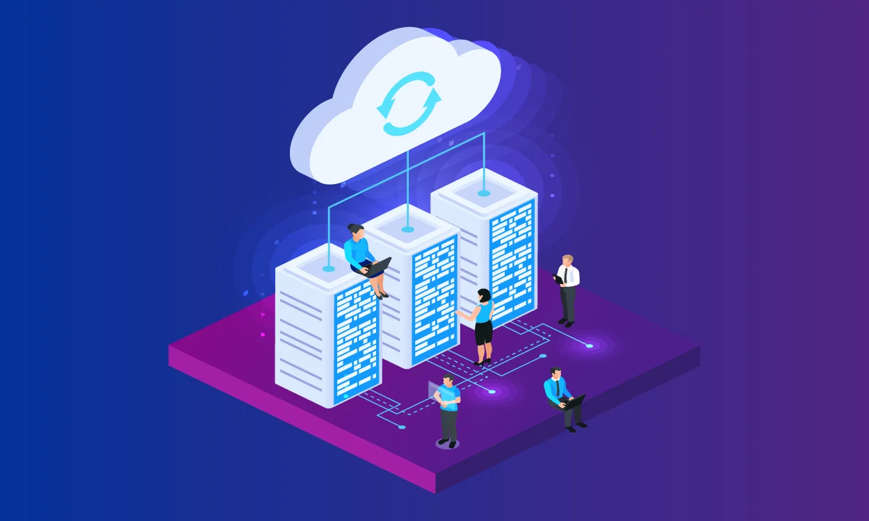 Shared Hosting Illustration